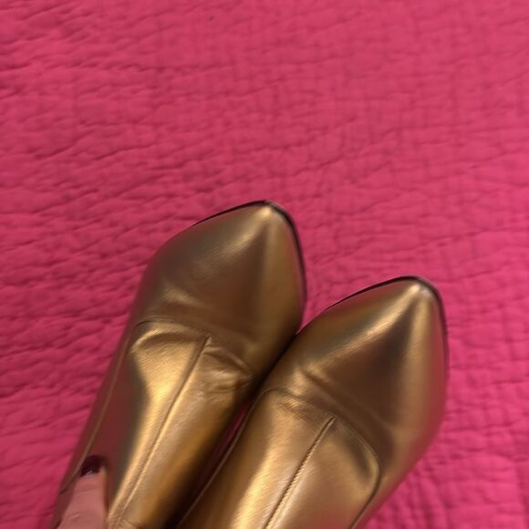 Lavish Alice gold ankle boots with clear inserts, US8 - Picture 7 of 10